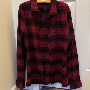 lululemon athletica Red and Black Checkered Shirt
